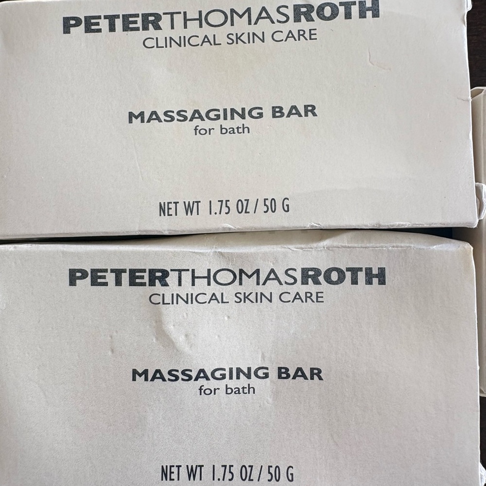 Peter Thomas Roth Travel Size Massaging Bar Bath Soaps & Facial Soap Lot of 3 - Picture 3 of 5